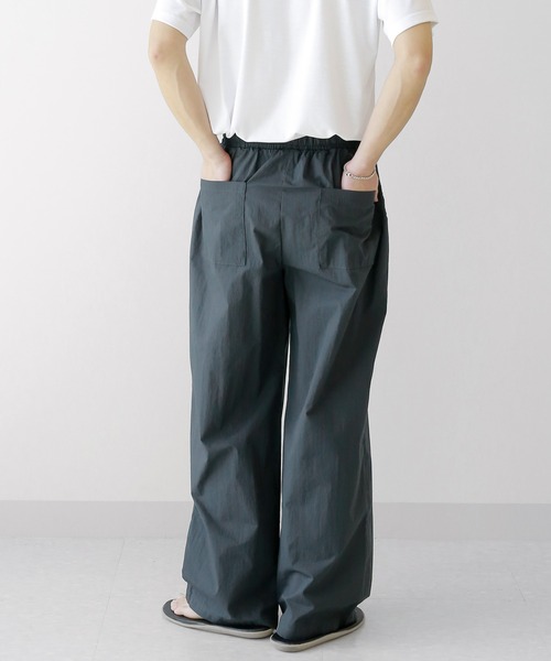minsobi（ミンソビ）の「サマーワイドイージーパンツ（その他パンツ・メンズ・カーキ/チャコールグレー・FREE）」の4枚目の写真