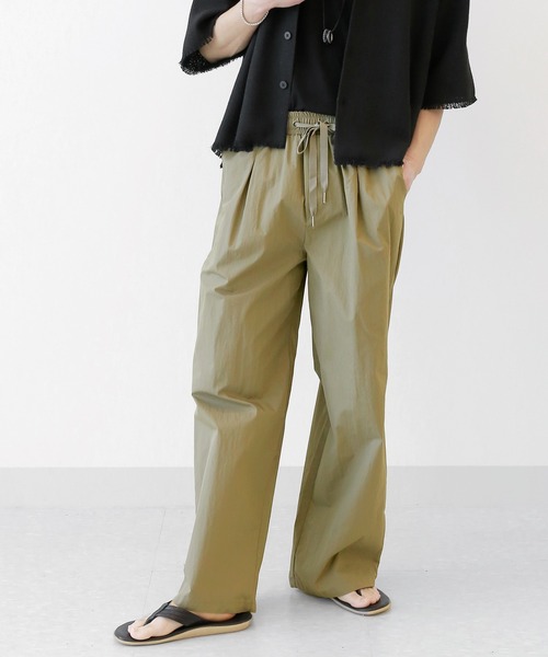 minsobi（ミンソビ）の「サマーワイドイージーパンツ（その他パンツ・メンズ・カーキ/チャコールグレー・FREE）」の15枚目の写真