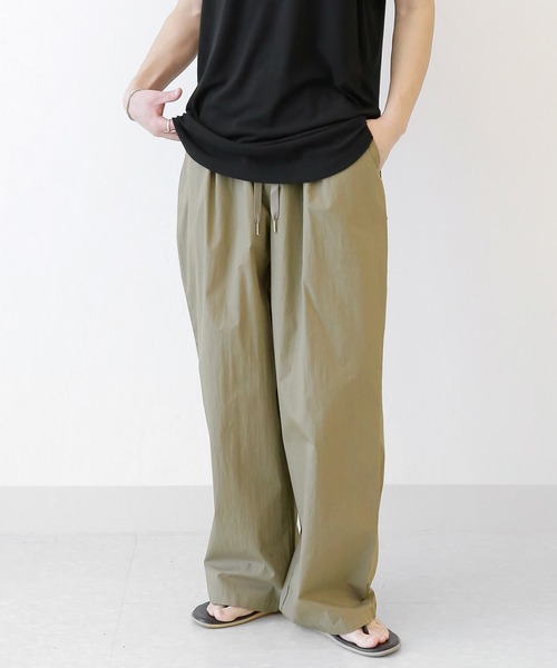 minsobi（ミンソビ）の「サマーワイドイージーパンツ（その他パンツ・メンズ・カーキ/チャコールグレー・FREE）」の17枚目の写真