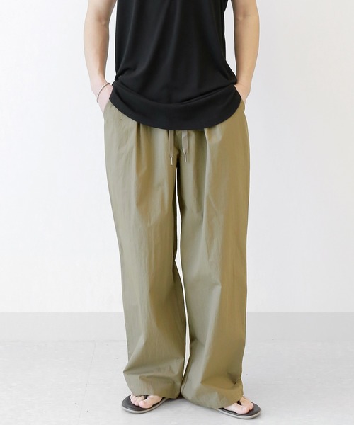 minsobi（ミンソビ）の「サマーワイドイージーパンツ（その他パンツ・メンズ・カーキ/チャコールグレー・FREE）」の16枚目の写真