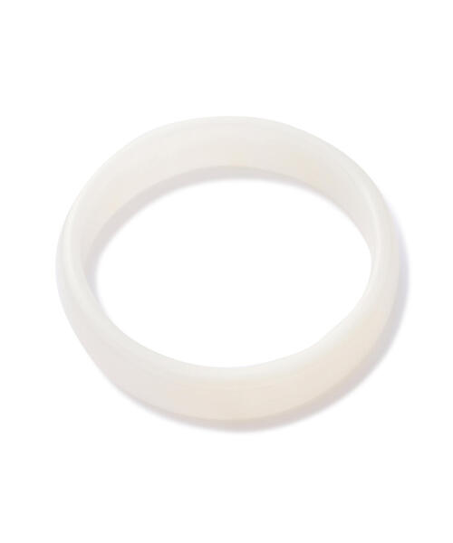 N.（N. Natural Beauty Basic）（エヌエヌナチュラルビューティーベーシック）の「マーブル細バングル（バングル/リストバンド・レディース・ホワイト/ブラウン・FREE）」の13枚目の写真