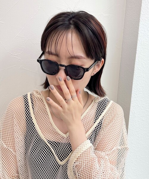 fredy emue（フレディエミュ）の「セルウェリントンサングラス（サングラス・レディース・グレイッシュベージュ/チャコールグレー/ベージュ・FREE）」の11枚目の写真