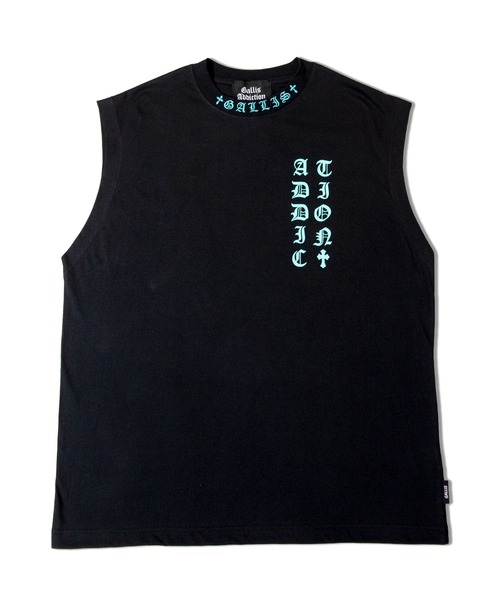 GALLIS ADDICTION(ガリスアディクション)の「GA O.E NO-SLEEVE(タンクトップ・メンズ・ホワイト/ブラック・FREE)」の14枚目の写真