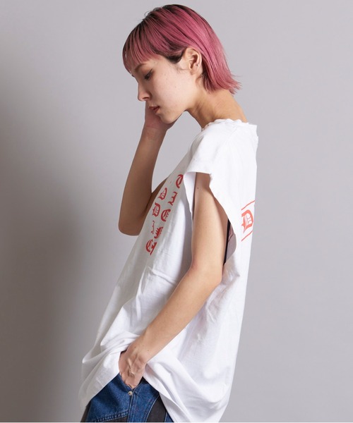 GALLIS ADDICTION(ガリスアディクション)の「GA O.E NO-SLEEVE(タンクトップ・メンズ・ホワイト/ブラック・FREE)」の4枚目の写真