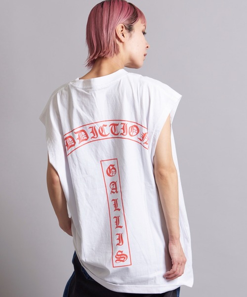 GALLIS ADDICTION(ガリスアディクション)の「GA O.E NO-SLEEVE(タンクトップ・メンズ・ホワイト/ブラック・FREE)」の5枚目の写真