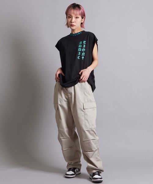 GALLIS ADDICTION(ガリスアディクション)の「GA O.E NO-SLEEVE(タンクトップ・メンズ・ホワイト/ブラック・FREE)」の17枚目の写真