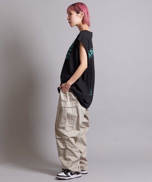 GALLIS ADDICTION(ガリスアディクション)の「GA O.E NO-SLEEVE(タンクトップ・メンズ・ホワイト/ブラック・FREE)」の18枚目の写真