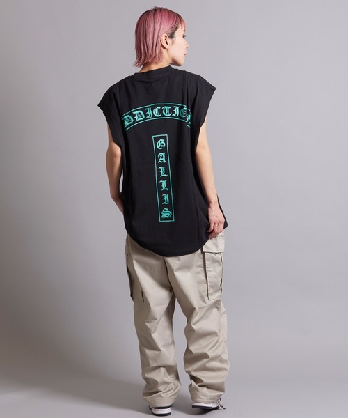 GALLIS ADDICTION(ガリスアディクション)の「GA O.E NO-SLEEVE(タンクトップ・メンズ・ホワイト/ブラック・FREE)」の21枚目の写真