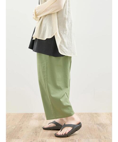 Samansa Mos2(サマンサ モスモス)の「【Lサイズ WEB限定】【マルチファンクション】ギャザーイージーパンツ(その他パンツ・レディース・ベージュ/チャコールグレー/ブルー/カーキ・M/L)」の16枚目の写真