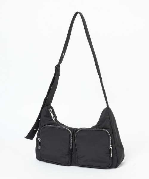 Heather（ヘザー）の「パファーポケットショルダーBAG　129715（ショルダーバッグ・レディース・シルバー/ブラック・ONE SIZE）」の13枚目の写真