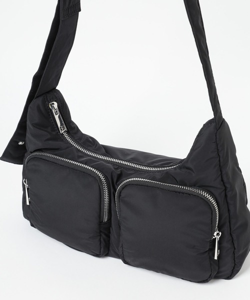 Heather（ヘザー）の「パファーポケットショルダーBAG　129715（ショルダーバッグ・レディース・シルバー/ブラック・ONE SIZE）」の19枚目の写真