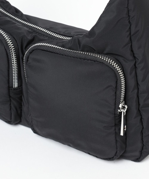 Heather（ヘザー）の「パファーポケットショルダーBAG　129715（ショルダーバッグ・レディース・シルバー/ブラック・ONE SIZE）」の20枚目の写真