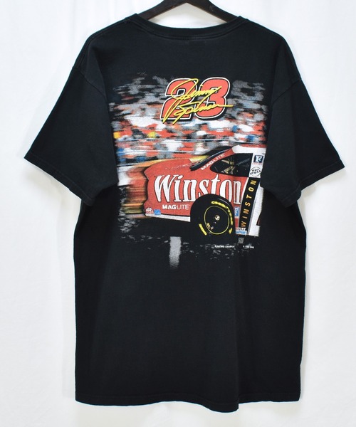VINTAGE（ヴィンテージ）の「【ヴィンテージ古着】90's レーシングプリントTシャツ Mr. Excitement 両面プリント（Tシャツ/カットソー・メンズ・ブラック・X-LARGE）」の2枚目の写真