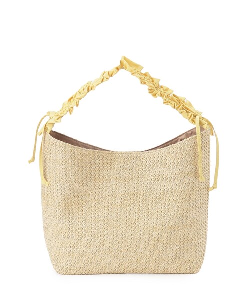 SHOO・LA・RUE（シューラルー）の「◆フリルハンドルショルダーバッグ（ショルダーバッグ・レディース・イエロー/オレンジ/ブラック・00）」の2枚目の写真