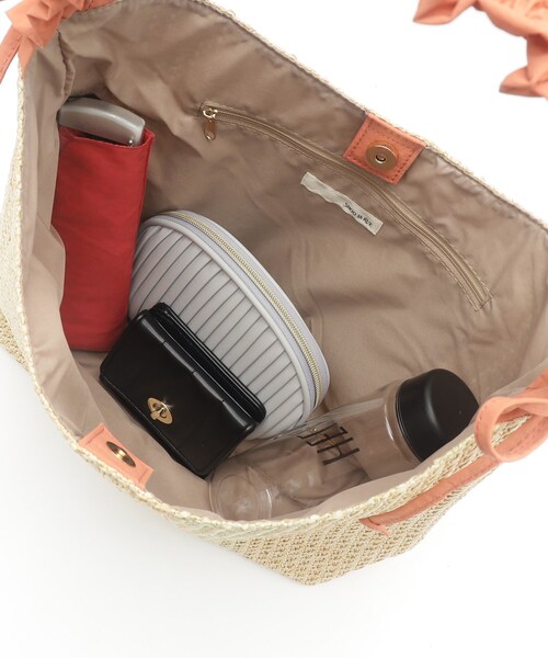 SHOO・LA・RUE（シューラルー）の「◆フリルハンドルショルダーバッグ（ショルダーバッグ・レディース・イエロー/オレンジ/ブラック・00）」の12枚目の写真