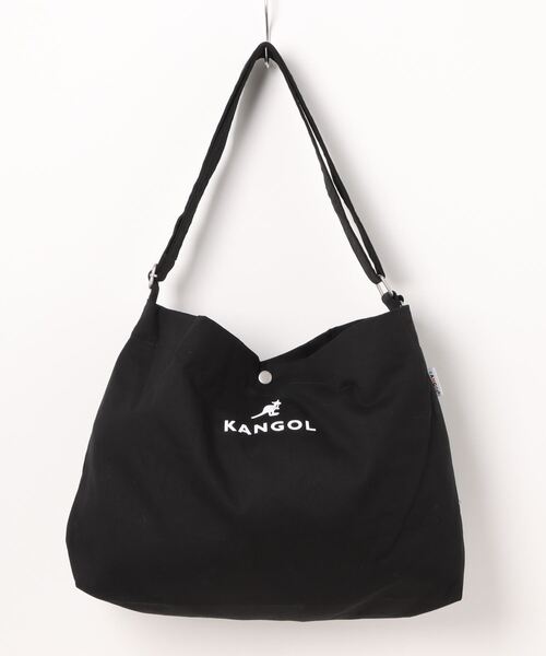 KANGOL（カンゴール）の「【 KANGOL / カンゴール 】 ビッグ ショルダー バッグ（ショルダーバッグ・メンズ・ブラック/ホワイト系/オフホワイト/ブラック系・FREE）」の12枚目の写真