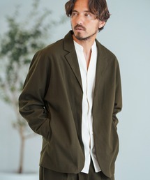 Magine(}[W)mj10051-Brushed Viscose Drape Fabric Shirt Jacket VcWPbg(̑AE^[)
