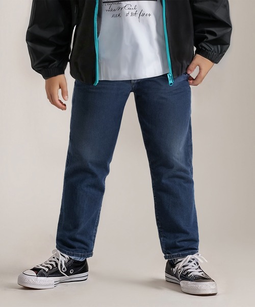 NAVY(ネイビー)の「【 キッズ ボーイズ 】NAVY ストレッチ ストレート デニム ウエストリブパンツ のびるモン(デニムパンツ・キッズ・ブルー/サックスブルー/ネイビー・130/120/160/150/140/110)」の13枚目の写真