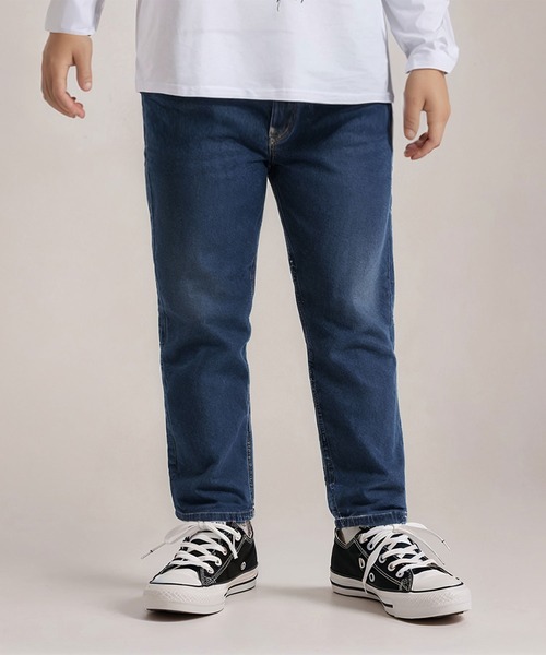 NAVY(ネイビー)の「【 キッズ ボーイズ 】NAVY ストレッチ ストレート デニム ウエストリブパンツ のびるモン(デニムパンツ・キッズ・ブルー/サックスブルー/ネイビー・130/120/160/150/140/110)」の14枚目の写真
