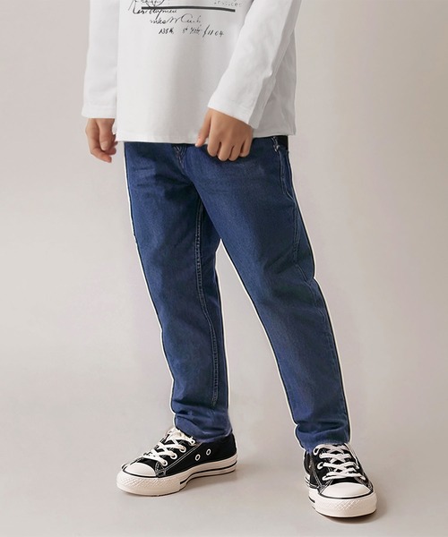 NAVY(ネイビー)の「【 キッズ ボーイズ 】NAVY ストレッチ ストレート デニム ウエストリブパンツ のびるモン(デニムパンツ・キッズ・ブルー/サックスブルー/ネイビー・130/120/160/150/140/110)」の15枚目の写真