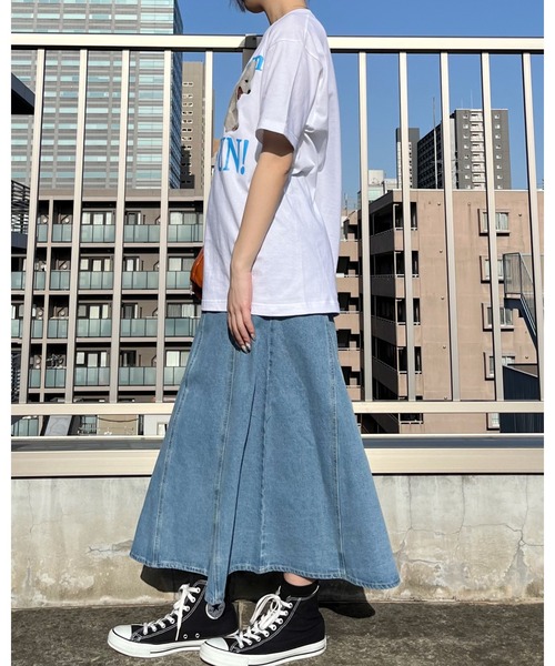 spiritoso（スピリトーゾ）の「【spiritoso】FREEDOM FUN シートプリントTシャツ (CP)（Tシャツ/カットソー・レディース・オートミール/ブラック/ホワイト・M/L）」の8枚目の写真