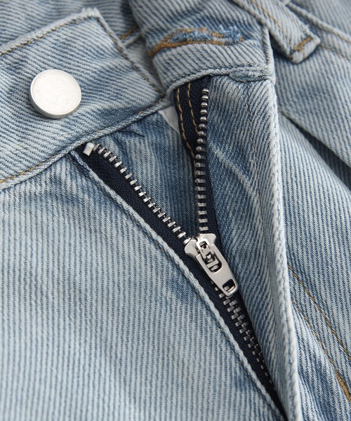 HOOK(フック)の「【HOOK】for girls リヨセルコットン涼感ライトデニムワイドパンツ(デニムパンツ・レディース・ライトブルー・M/S/L)」の8枚目の写真