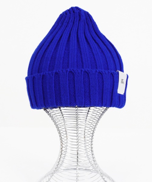 mko12128- Compact embroidery design beanie ニット帽（ニット