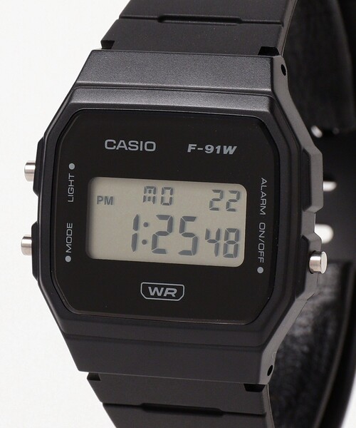 BEAMS BOY（ビームスボーイ）の「CASIO / F-91WB-1AJF（デジタル腕時計・レディース・ブラック・ONE SIZE）」の2枚目の写真