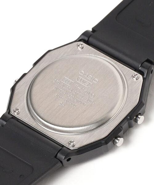 BEAMS BOY（ビームスボーイ）の「CASIO / F-91WB-1AJF（デジタル腕時計・レディース・ブラック・ONE SIZE）」の3枚目の写真