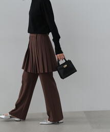 ◆プリーツスカートレイヤードパンツ