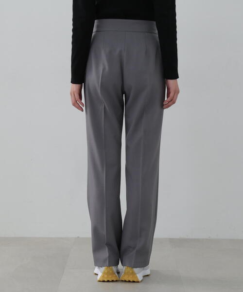 N.（N. Natural Beauty Basic）（エヌエヌナチュラルビューティーベーシック）の「◆プリーツスカートレイヤードパンツ（その他パンツ・レディース・グレー/ブラウン・MEDIUM）」の9枚目の写真