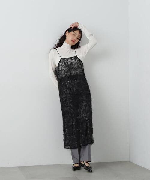 N.（N. Natural Beauty Basic）（エヌエヌナチュラルビューティーベーシック）の「◆プリーツスカートレイヤードパンツ（その他パンツ・レディース・グレー/ブラウン・MEDIUM）」の13枚目の写真