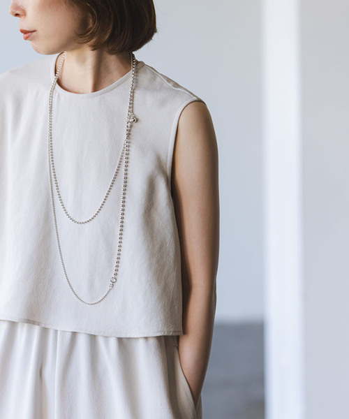 in mood（インムード）の「《追加3》in mood/インムード MULTIBALL CHAIN-necklace（ネックレス・レディース・シルバー・FREE）」の16枚目の写真