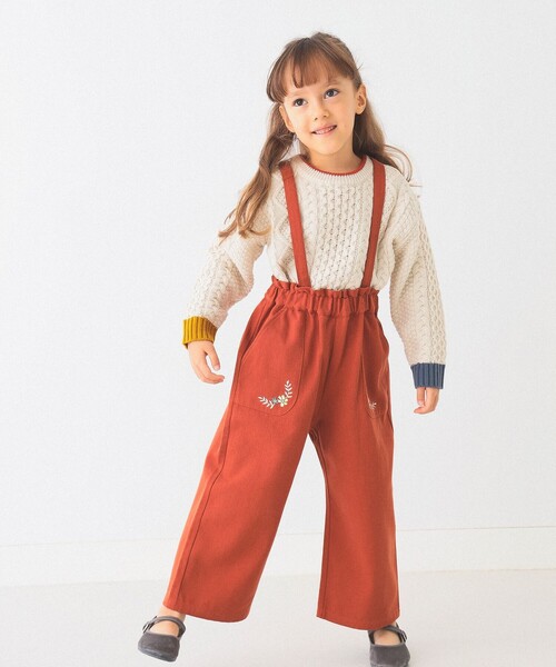 BEAMS mini（ビームスミニ）の「ケーブルニット プルオーバー 2024FW（90～150cm）（ニット/セーター・キッズ・ホワイト系その他5/イエロー系その他5/サックスブルー/ダークグリーン・90/100/110/120/130/140/150）」の9枚目の写真