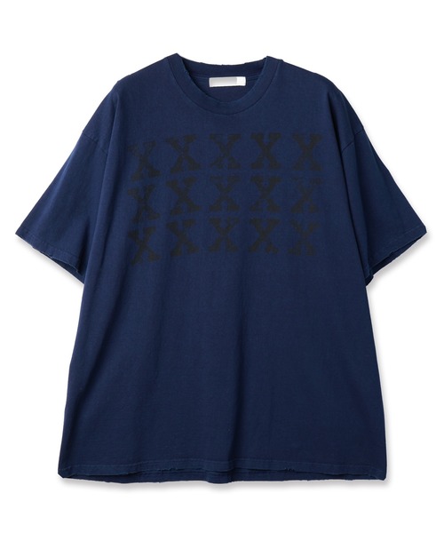 JIEDA(ジエダ)の「XXXXX DAMAGE PIGMENT TEE(Tシャツ/カットソー・メンズ・ブラック/ネイビー/グリーン・1/2/3/4)」の3枚目の写真