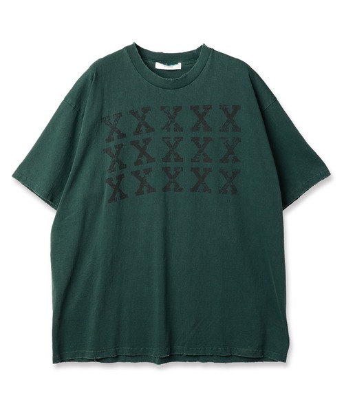 トップス japanese label damage tee セール】XXXXX DAMAGE PIGMENT TEE（Tシャツ/カットソー