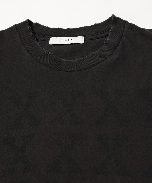 JIEDA(ジエダ)の「XXXXX DAMAGE PIGMENT TEE(Tシャツ/カットソー・メンズ・ブラック/ネイビー/グリーン・1/2/3/4)」の8枚目の写真
