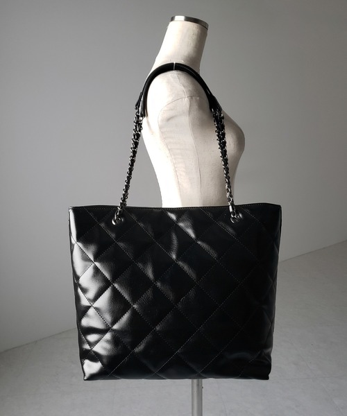 【A4収納可能】3way BAG／シルバーキルティング A4収納可能】3way bag／QUILTING Silver