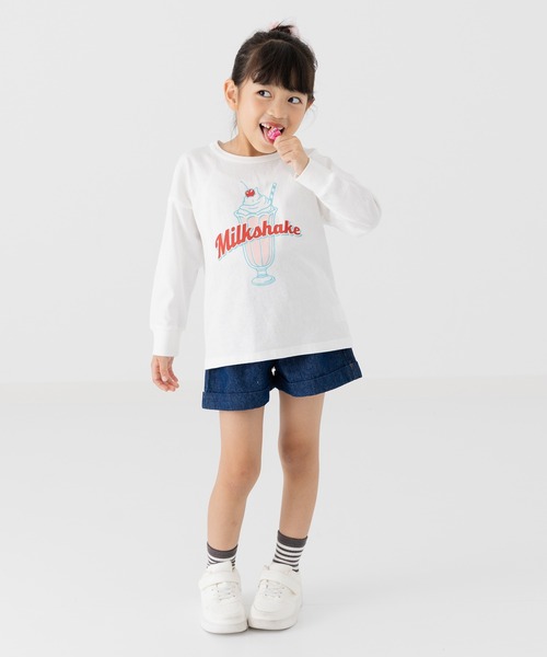 chil2（チルツー）の「プリント 長袖Tシャツ（Tシャツ/カットソー・キッズ・A/B/I/G/J/H/F/E/D/C・120cm/110cm/100cm/90cm/80ｃｍ/140cm/130cm）」の11枚目の写真