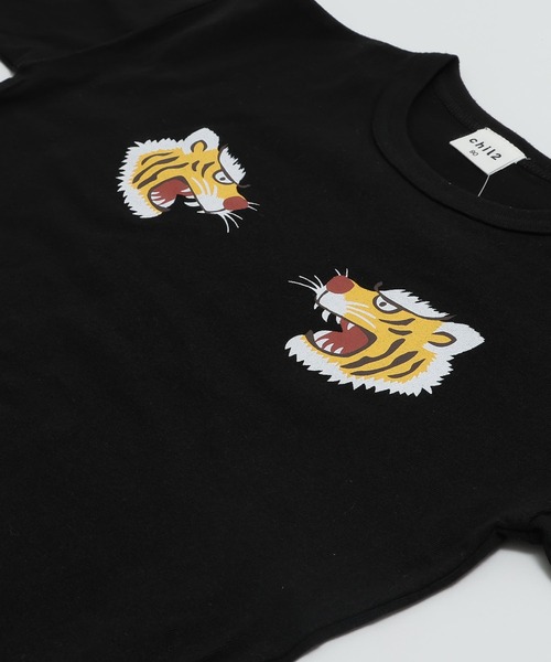 chil2（チルツー）の「プリント 長袖Tシャツ（Tシャツ/カットソー・キッズ・A/B/I/G/J/H/F/E/D/C・120cm/110cm/100cm/90cm/80ｃｍ/140cm/130cm）」の21枚目の写真