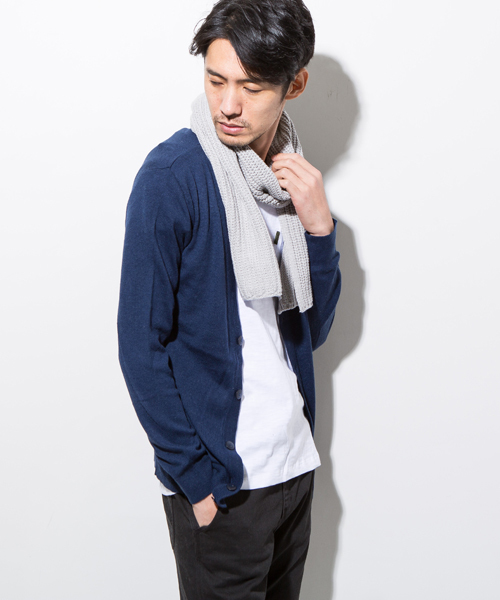 AKM(エイケイエム)の「【AKM Contemporary】別注マフラー(マフラー・メンズ・ブラック/グレー・FREE)」の5枚目の写真