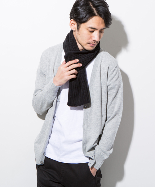 AKM(エイケイエム)の「【AKM Contemporary】別注マフラー(マフラー・メンズ・ブラック/グレー・FREE)」の6枚目の写真