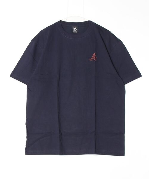 Mag.(マグ)の「【KINJAZ】Graphic T(Tシャツ/カットソー・メンズ・ネイビー/ホワイト・LARGE/MEDIUM)」の1枚目の写真