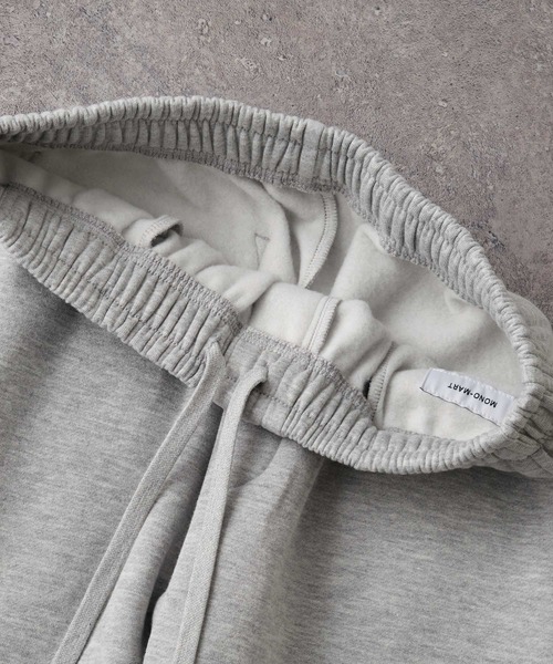 MONO-MART（モノマート）の「セミワイドテーパードスウェットパンツ（スウェットパンツ・メンズ・ブラック/ダークブラウン/ライトグレー/ネイビー/ダークグレー/杢グレー・XL/L/M/S）」の19枚目の写真