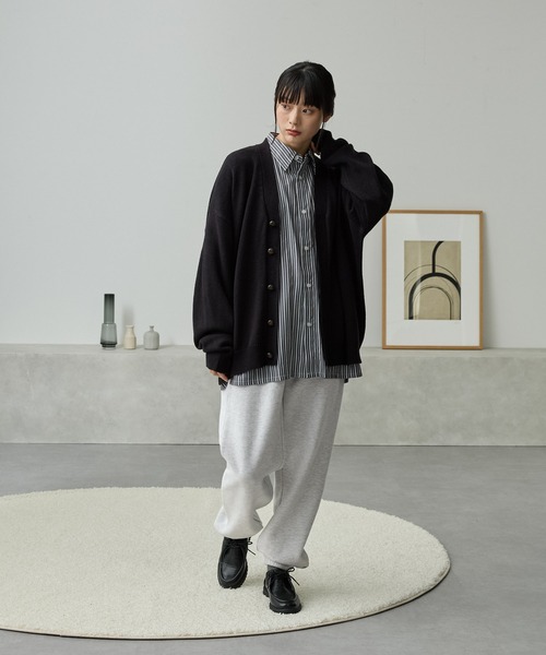 セミワイドテーパードスウェットパンツ（スウェットパンツ）｜MONO