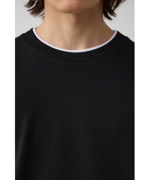 AZUL by moussy(アズールバイマウジー)の「ベストセットロングTシャツ(Tシャツ/カットソー・メンズ・ベージュ/グレー/ブラック・MEDIUM/LARGE)」の10枚目の写真