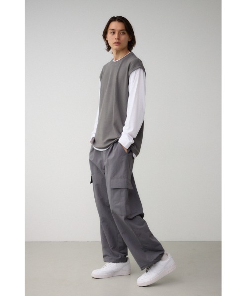 AZUL by moussy(アズールバイマウジー)の「ベストセットロングTシャツ(Tシャツ/カットソー・メンズ・ベージュ/グレー/ブラック・MEDIUM/LARGE)」の17枚目の写真