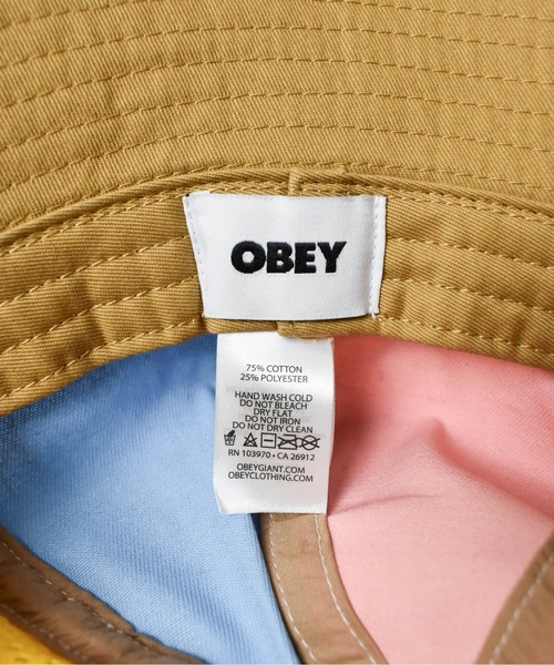 OBEY(オベイ)の「【T4】【OBEY/オベイ】NOISE MESH BUCKET HAT(ハット・メンズ・その他1・FREE)」の6枚目の写真