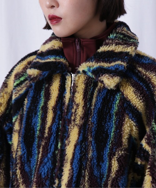 CREOLME（クレオルム）の「(CREOLME)ボアジャカードコート（その他