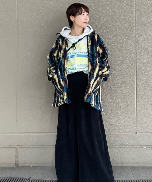 CREOLME（クレオルム）の「(CREOLME)ボアジャカードコート（その他